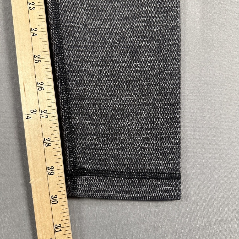Lululemon Leggings Womens Apx:Med Gray Mid Rise Ankle Yoga Athletic Stretch - Picture 3 of 8